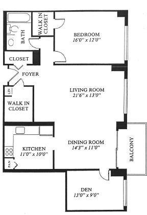 1BR/1BA - The Promenade