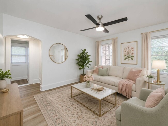 Living Area - Barrington Apartments