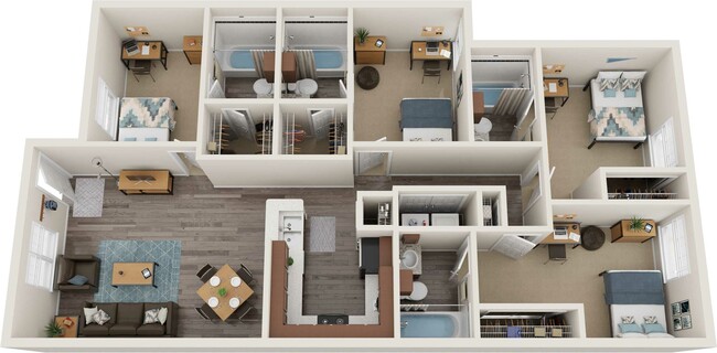 Explore this thoughtfully designed floor plan, perfect for modern family living. - Commons at Knoxville