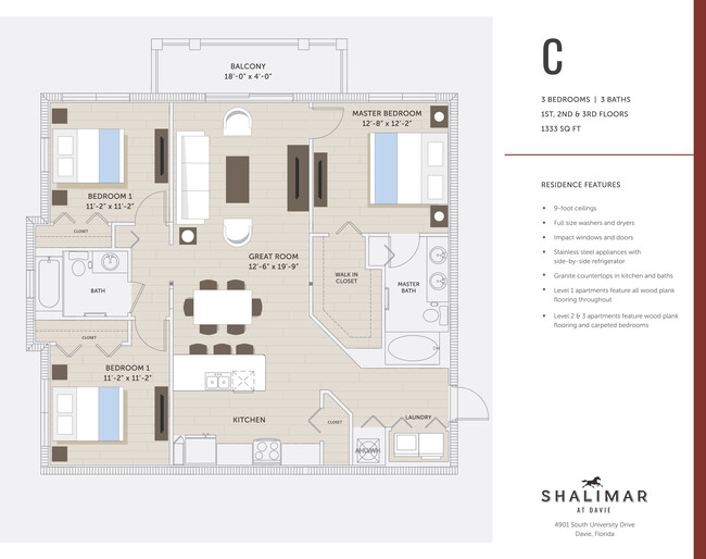 Floorplan - Shalimar at Davie