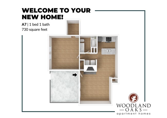 A7 Floor Plan - Woodland Oaks