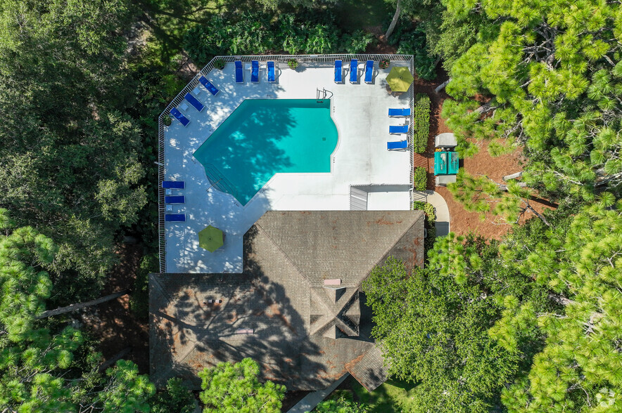 Aerial Pool - Country Club