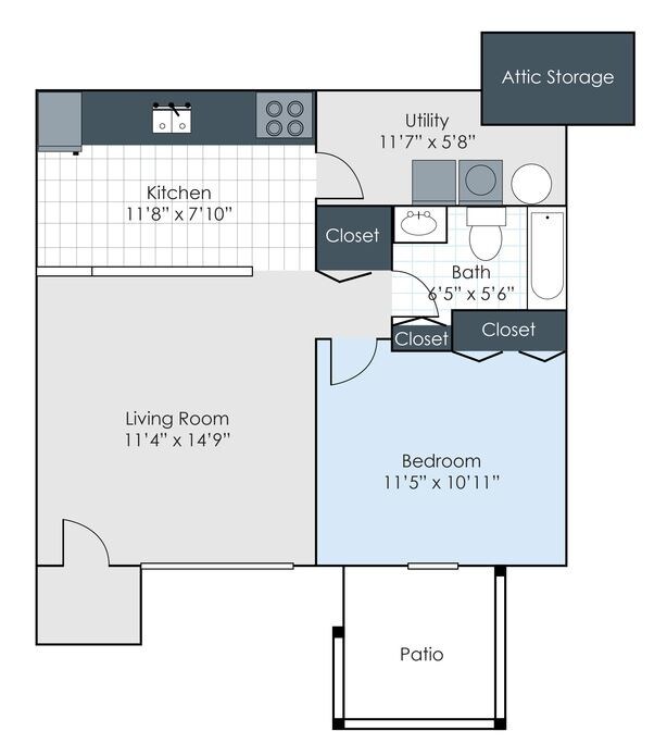 Floorplan - Lindendale Apts