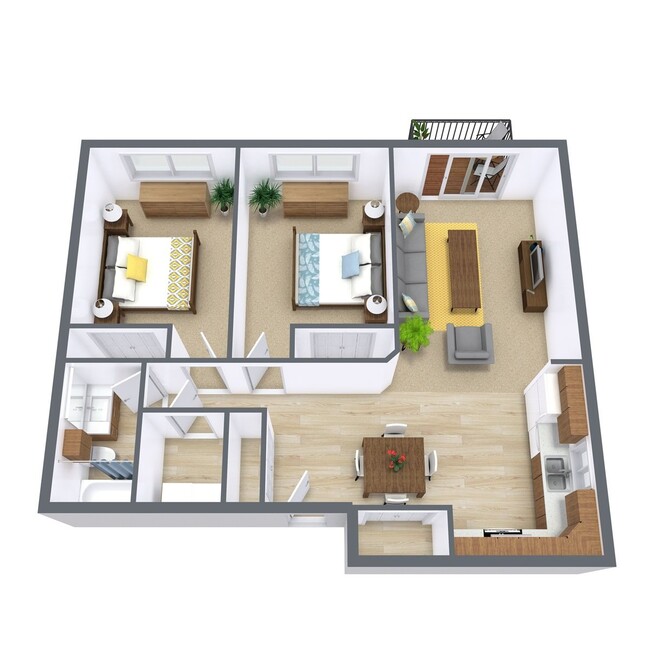 Floorplan - Parkside Apartments