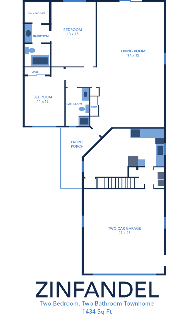 Floorplan - CenterPointe Apartments & Townhomes