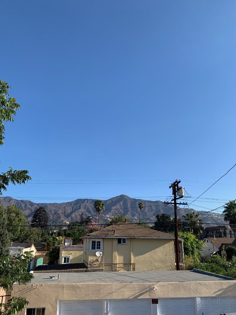 View of Verdugo Hills from back balcony - 801 W Glenoaks Blvd