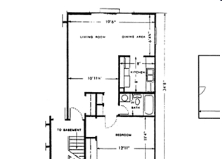 1BR/1BA - Westgate Village Townhouses