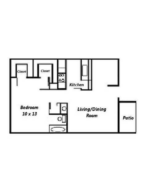 Floorplan - Sausalito Apartments