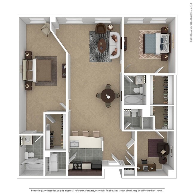 Floorplan - The Apartments at Boott Mills