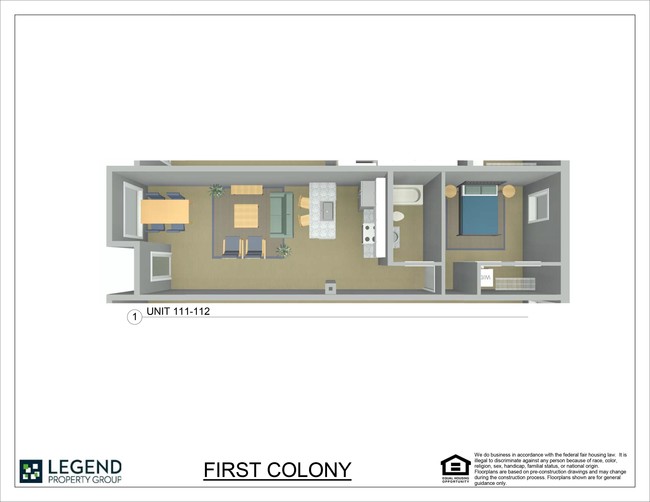 Floorplan - First Colony Flats