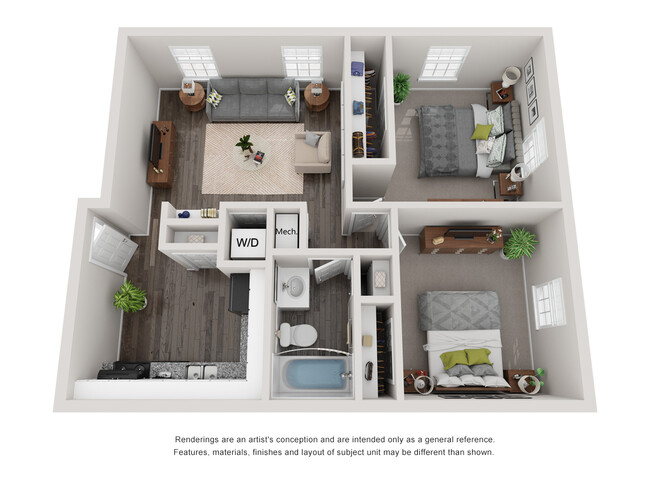 Floorplan - Viceroy Apartments