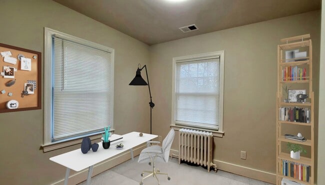Upper Level Front Bedroom/Study - 5604 Madison St