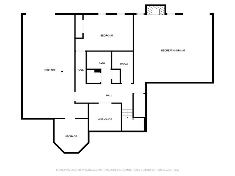 Floorplan Basement - 7624 Wheatcroft Ct