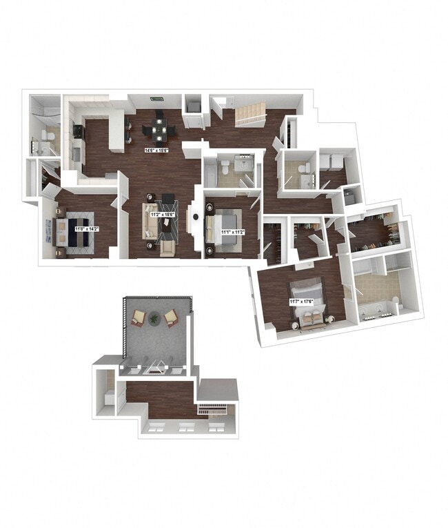 Floorplan - The Woodley