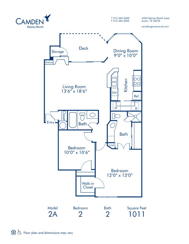 Floorplan - Camden Gaines Ranch