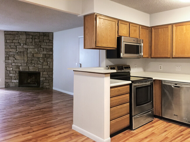 Kitchen & Living Room - 341 S Wright St #108