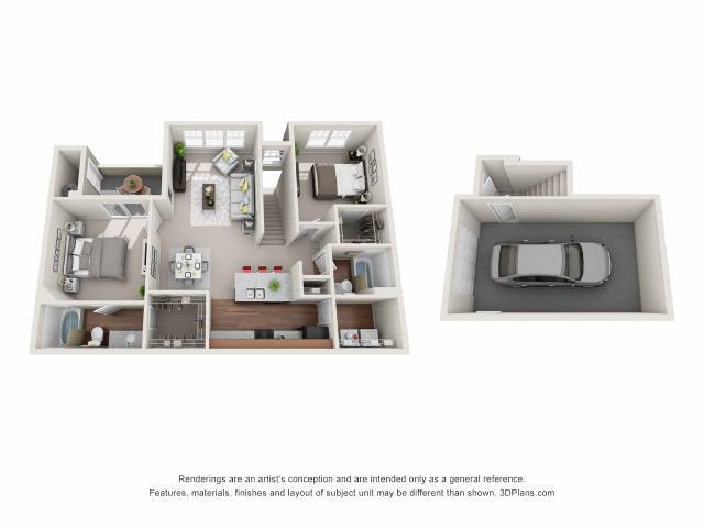 Floorplan - Ravello Townhomes