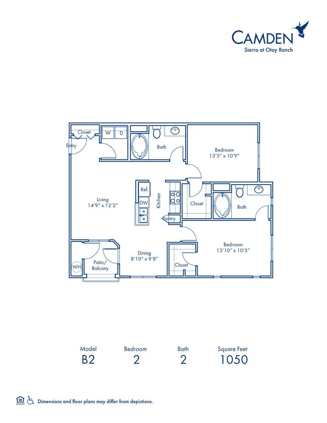 Floorplan - Camden Sierra at Otay Ranch