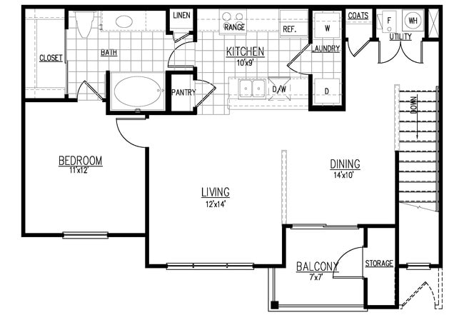 Floorplan - Maple Knoll Apartments