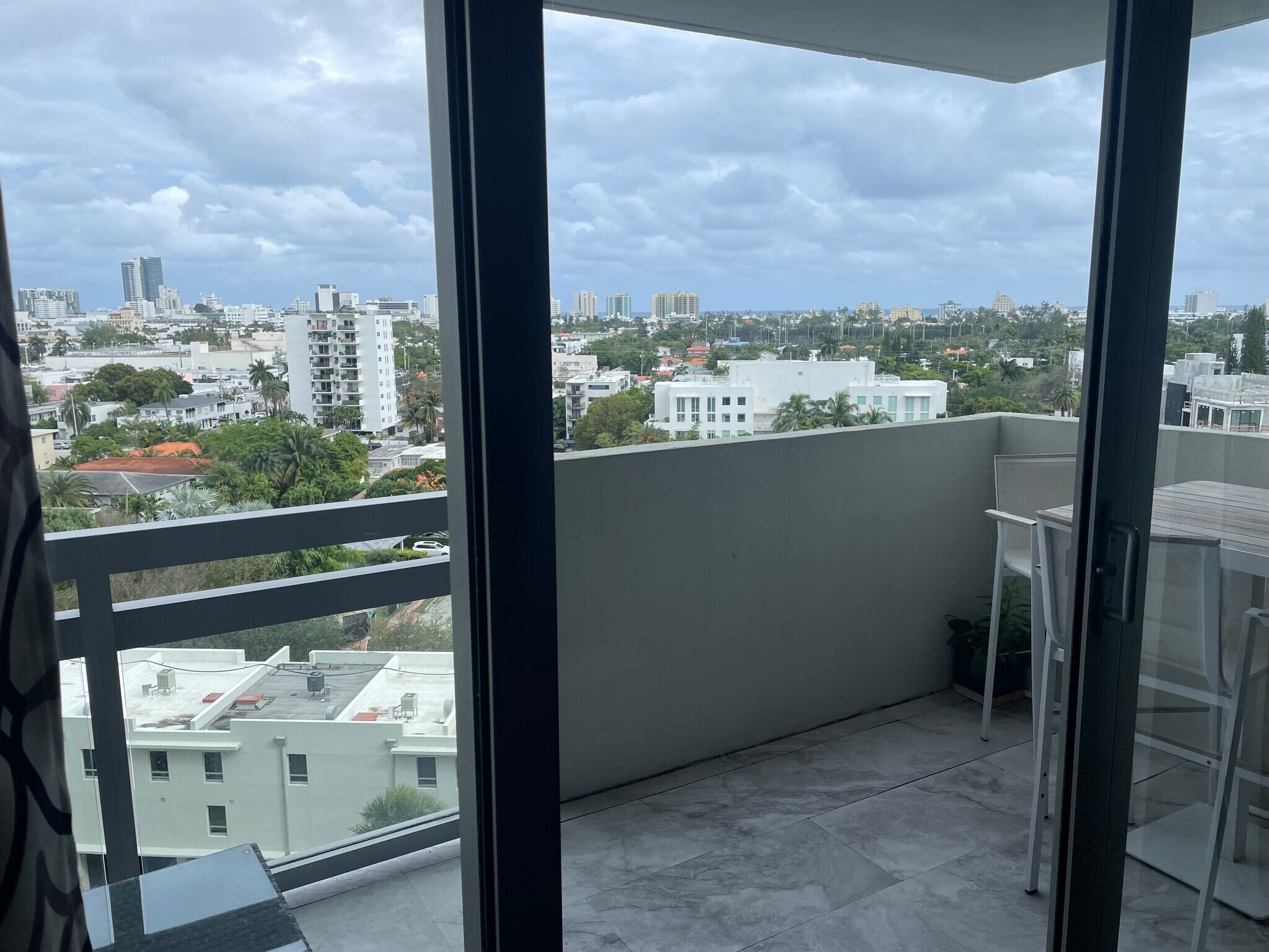 partial view of the ocean across south beach - 1500 Bay Rd