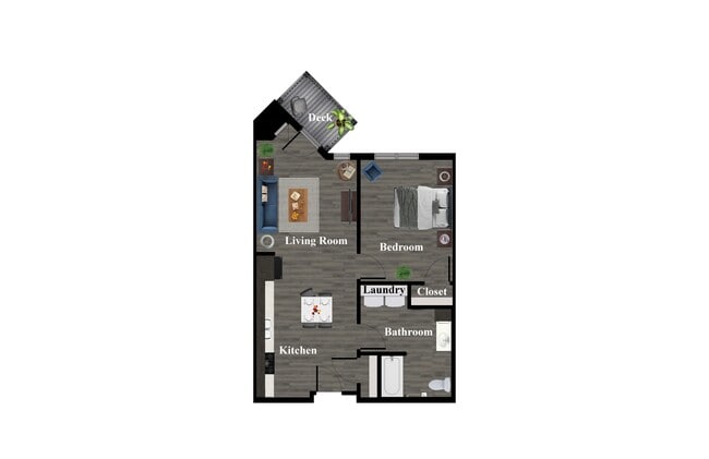 Floorplan - Enclave Overlook Apartments