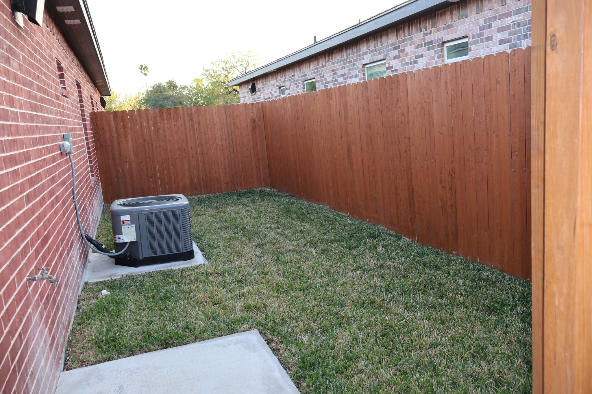 side backyard - 1005 Hidden Hills St