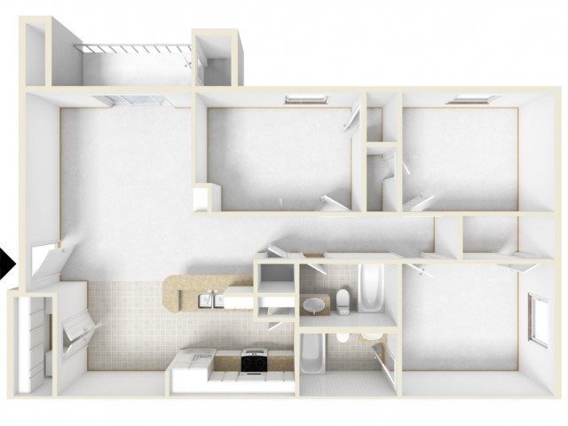 Floorplan - Tall Grass Apartments