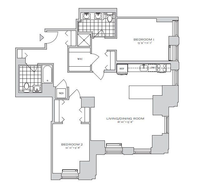 Floorplan - 70 Pine Apartments