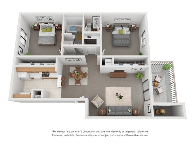 Floorplan - Atwood Oaks Apartments