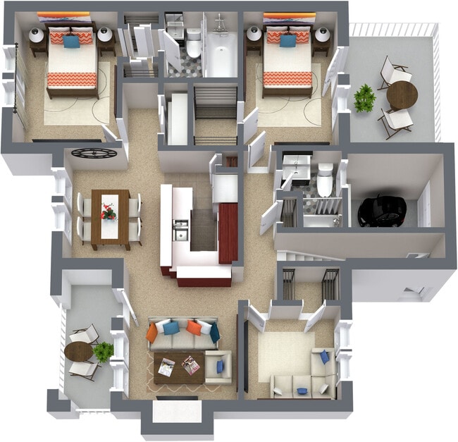 Floorplan - Western Station Apartments