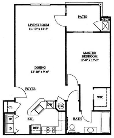 Floorplan - Saucon View Apartments
