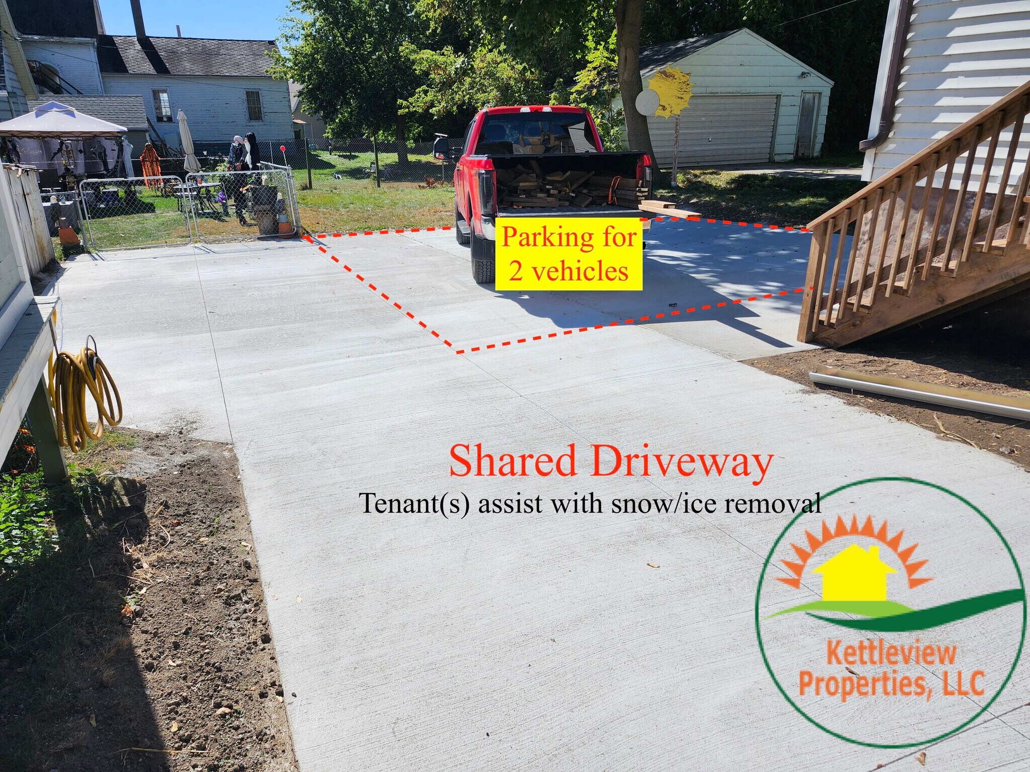 Updated Parking for 2 Vehicles - 707 State Street