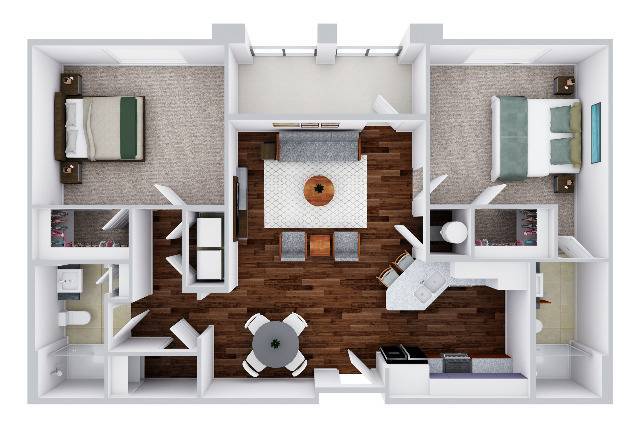 Van Gogh U2B | 2 bed / 2 bath - The Alloro at University Groves