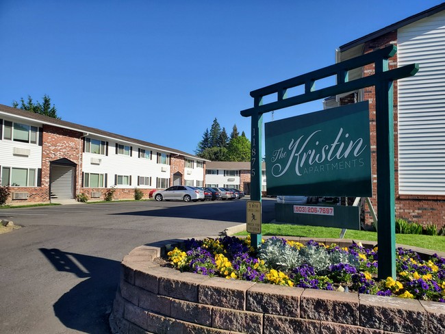 Welcome Sign - Kristin Apartments