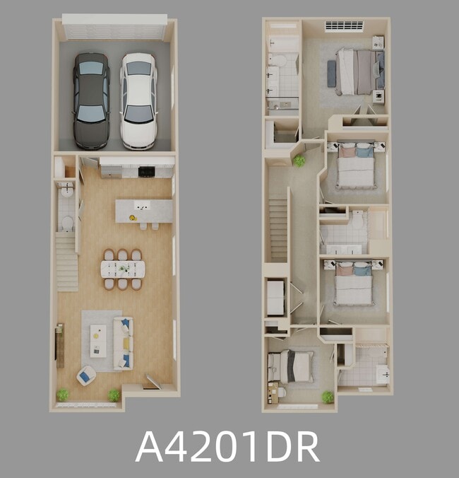 Floorplan - Audra Townhomes