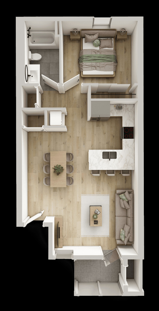 Floorplan - 169-Franklin Commons