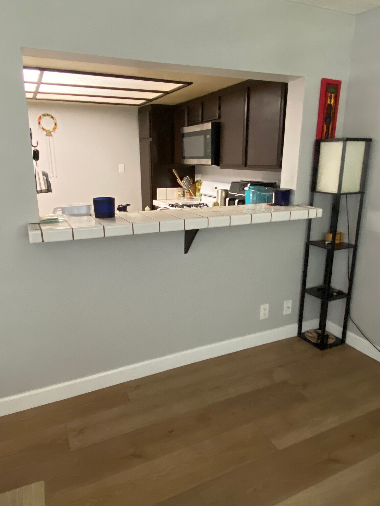 Dining Counter view from Living Room - 365 W Alameda Ave