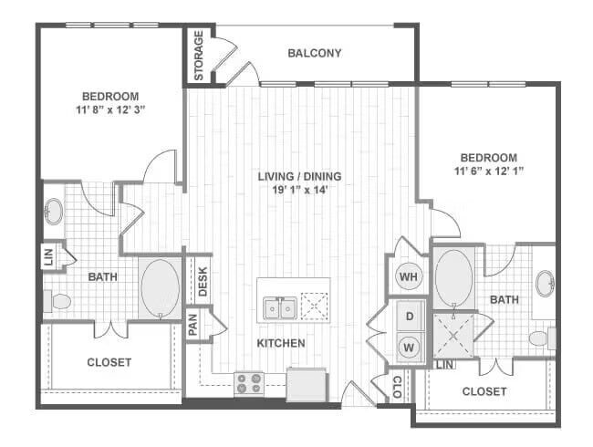 Floorplan - ALMA on Maple