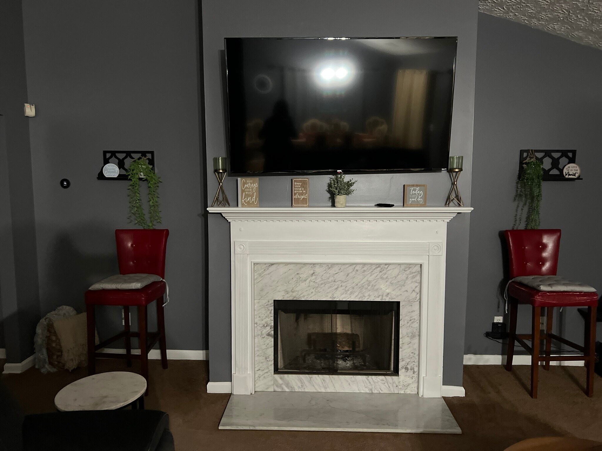 Fireplace & Television included - 105 Mills Lndg