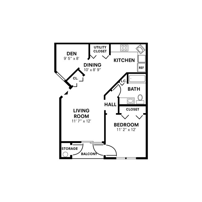 Floorplan - Seagrass Cove Apartment Homes