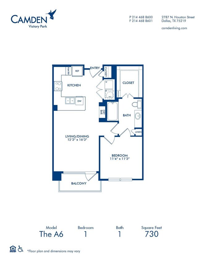 Floorplan - Camden Victory Park