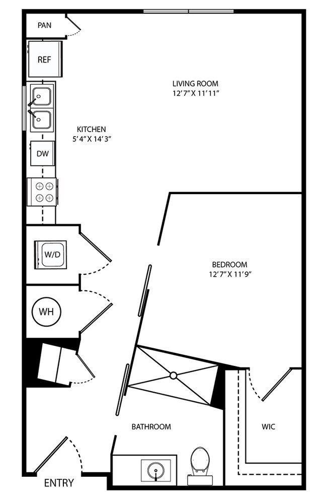 Floorplan - Moda at the Hill