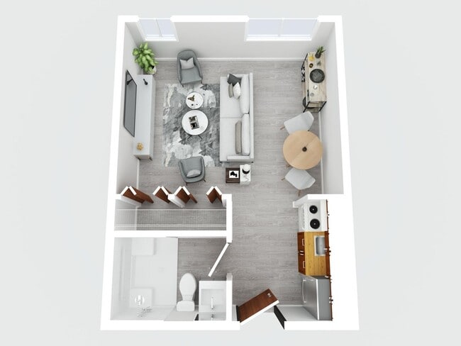 Studio Apartment - Pleasantwood Apartments & Townhomes
