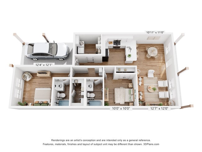 Floorplan - Cottages at Sugar Mill Pond
