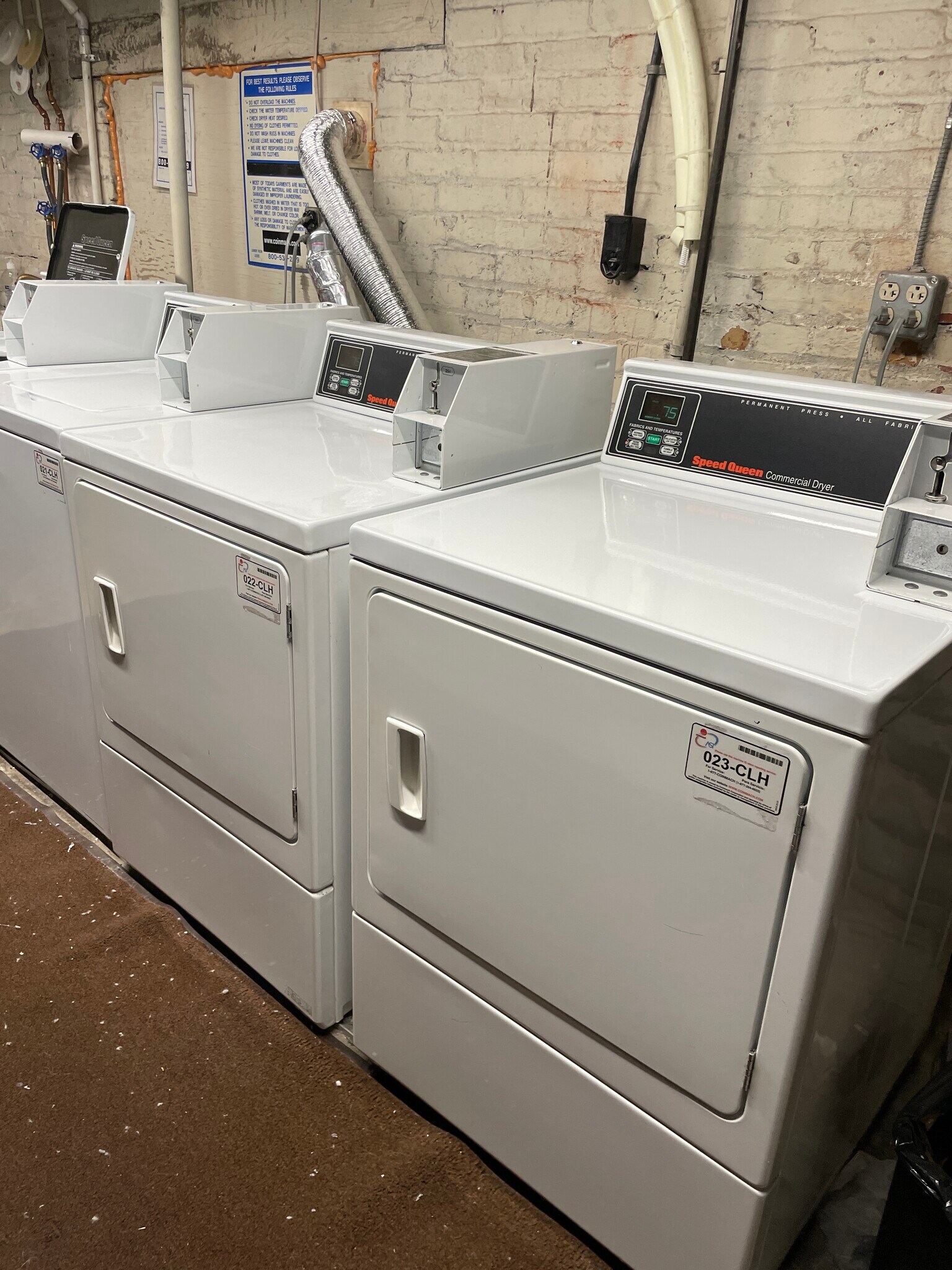 2 dryers - $1/load - 5523 Ellsworth Ave