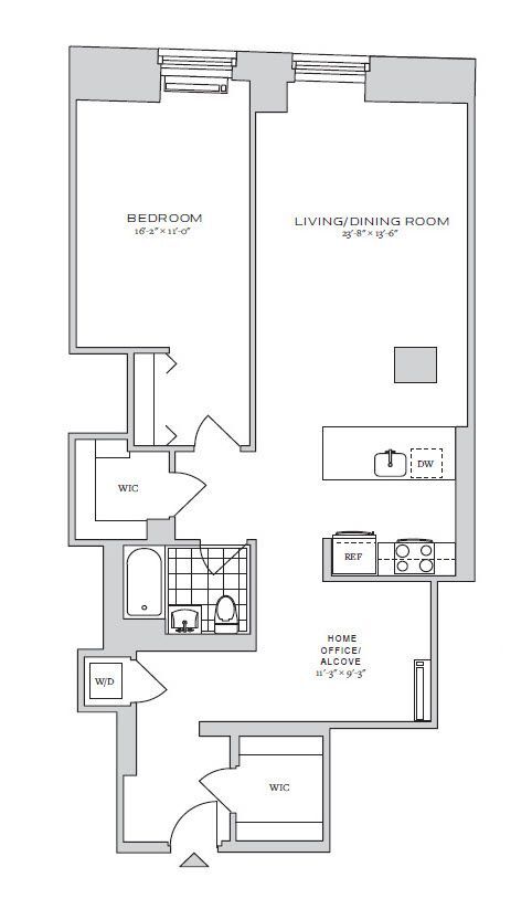 Floorplan - 70 Pine Apartments