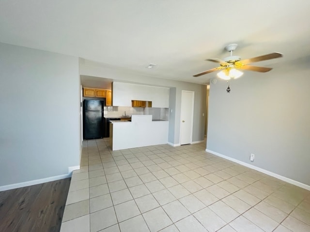 dining are has ceiling fan with lights - 8164 Valley Green Dr