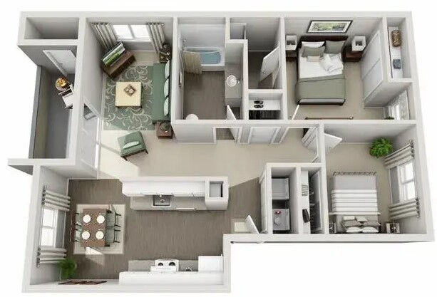 Floorplan - Township Apartments