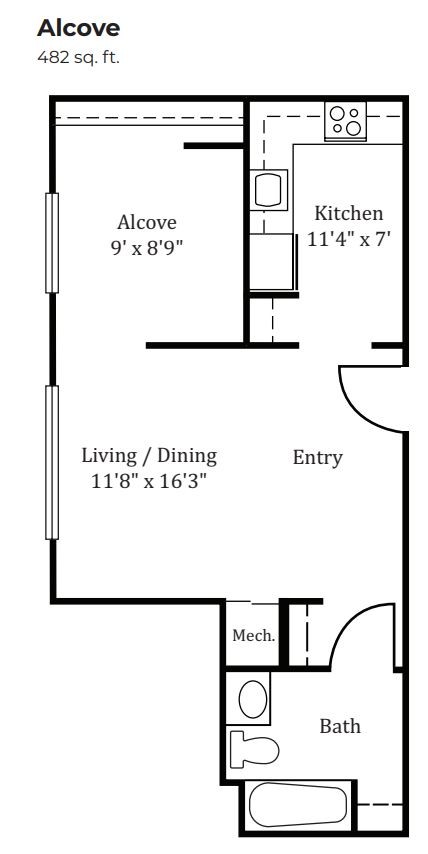 Floorplan - The Devonshire- A Retirement Community