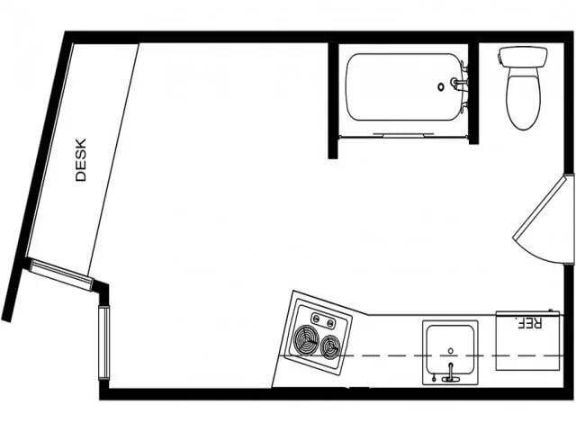 Floorplan - The 211 Apartments
